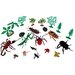 Набор из 12 фигурок насекомых с декорациями