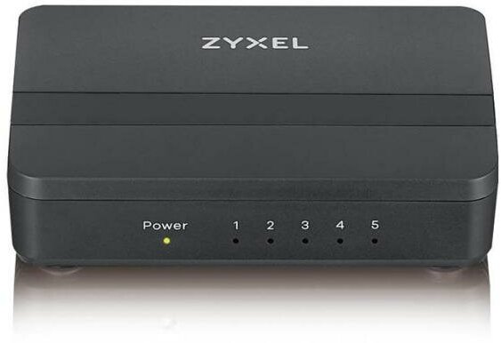 Коммутатор Zyxel GS-105S V2 неуправляемый 5 портов 10/100/1000Mbps