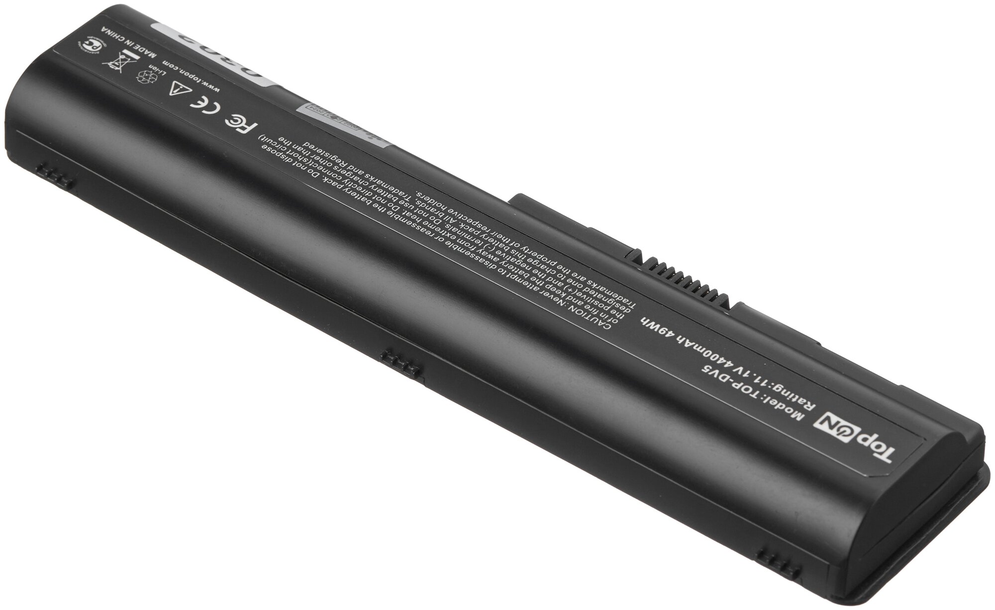 Аккумулятор TopON TOP-DV5 10.8V 4400mAh. для HP PN:462890-541 462890-761 HSTNN-CB72 HSTNN-XB72 HSTNN-XB73 KS524AA. - фото №2