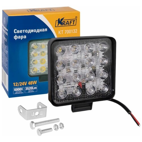 Светодиодная фара KRAFT 16LED 9-60V 48W KT 700132