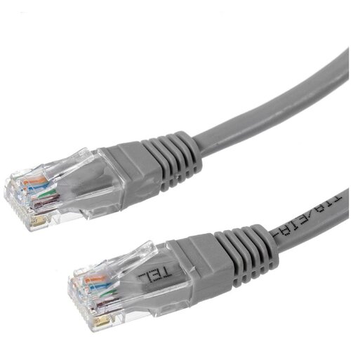 Удлинитель компьютерный UTP4 cat5e 15 м, цвет серый