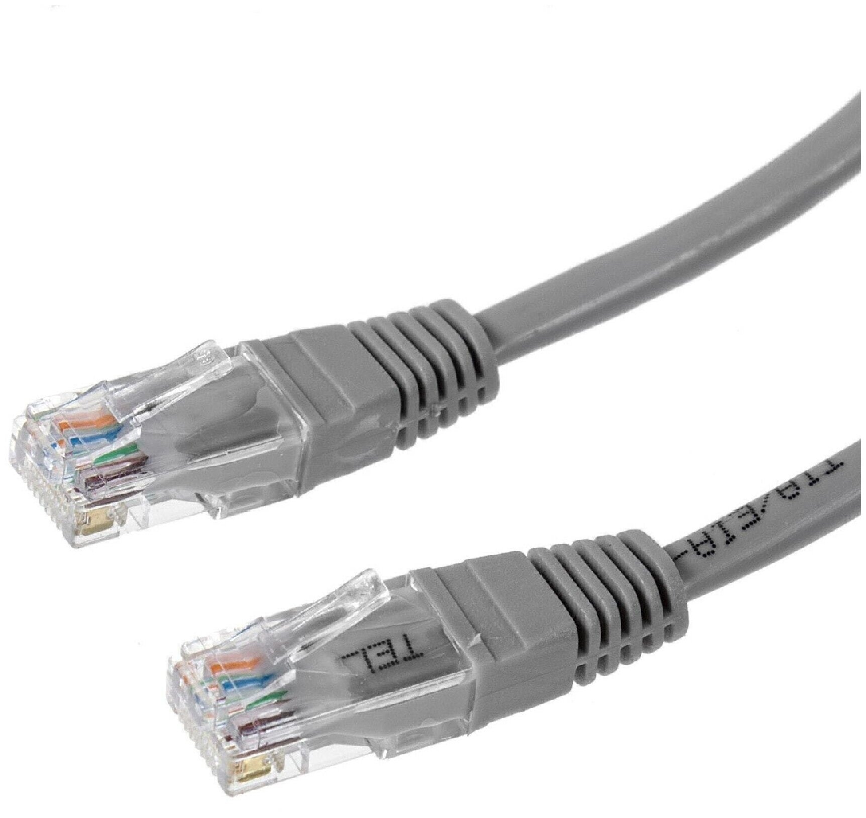 Удлинитель компьютерный UTP4 cat5e 15 м, цвет серый