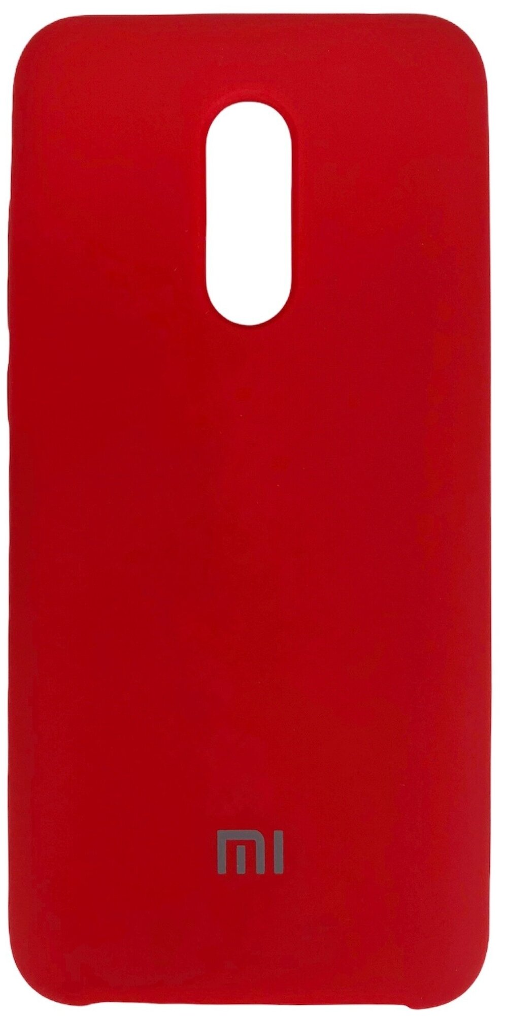 Чехол Silicone case для Xiaomi Redmi 5 Plus красный