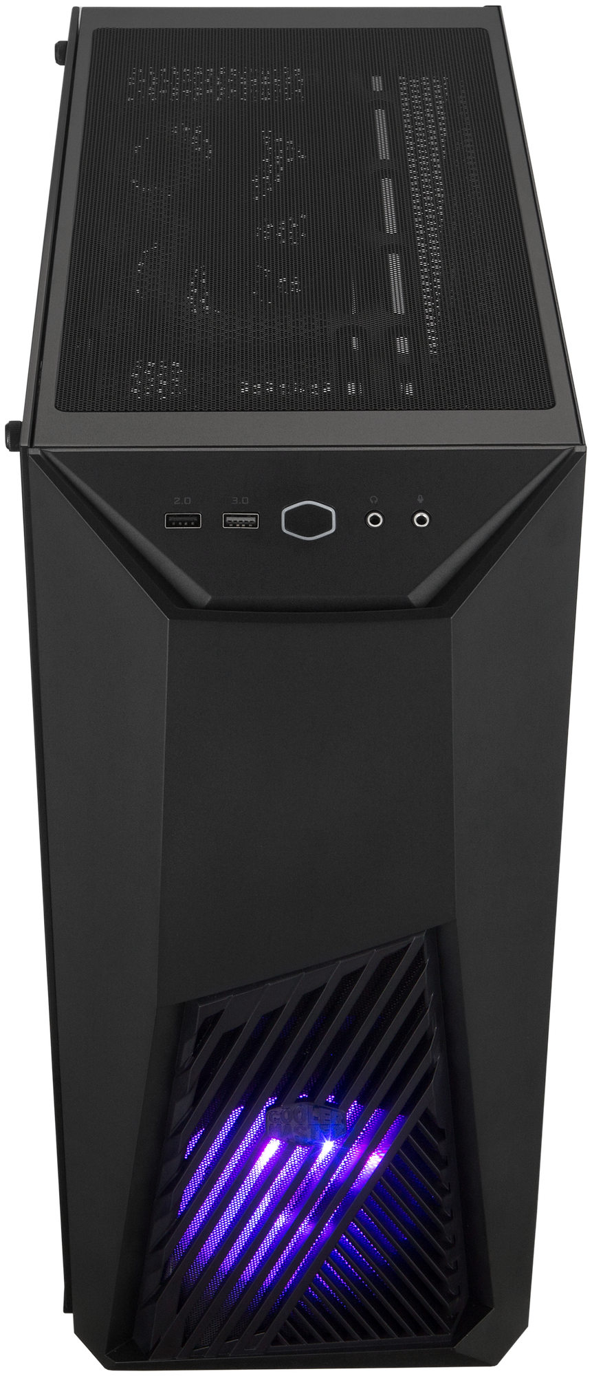Корпус eATX Cooler Master черный, без БП, с окном, USB 2.0, USB 3.0, audio - фото №7