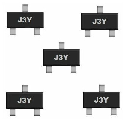 S8050 J3Y транзистор 5 штук SOT23 SMD аналог 2N5830 схема MPS650G характеристики цоколевка даташит