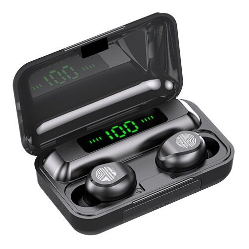 Беспроводные наушники F9 для телефона TWS наушники Bluetooth 53 Сенсорное управление гарнитуры черный 98000₽