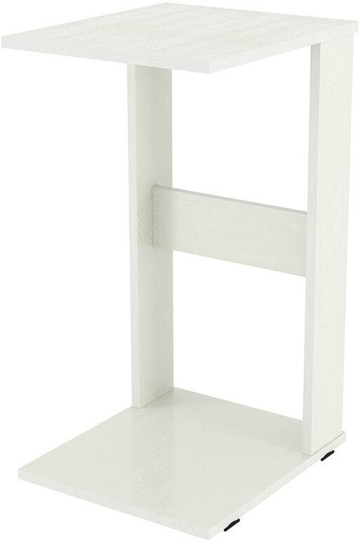 Приставной стол Hoff Flint, 35х68х40 см, цвет белый текстурный