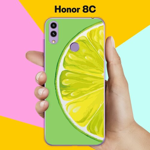 Силиконовый чехол на Honor 8С Лайм / для Хонор 8Ц силиконовый чехол на honor 8с коты единороги для хонор 8ц