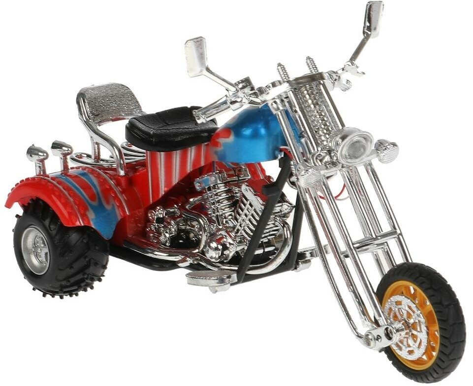 Модель мотоцикла Технопарк Трайк красный, свет, звук ZY797890-R-r