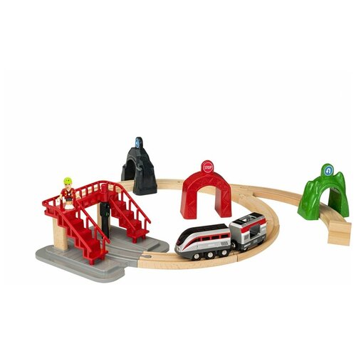 фото Brio игровой набор с поездом и управляющими тоннелями, серия smart tech, 33873