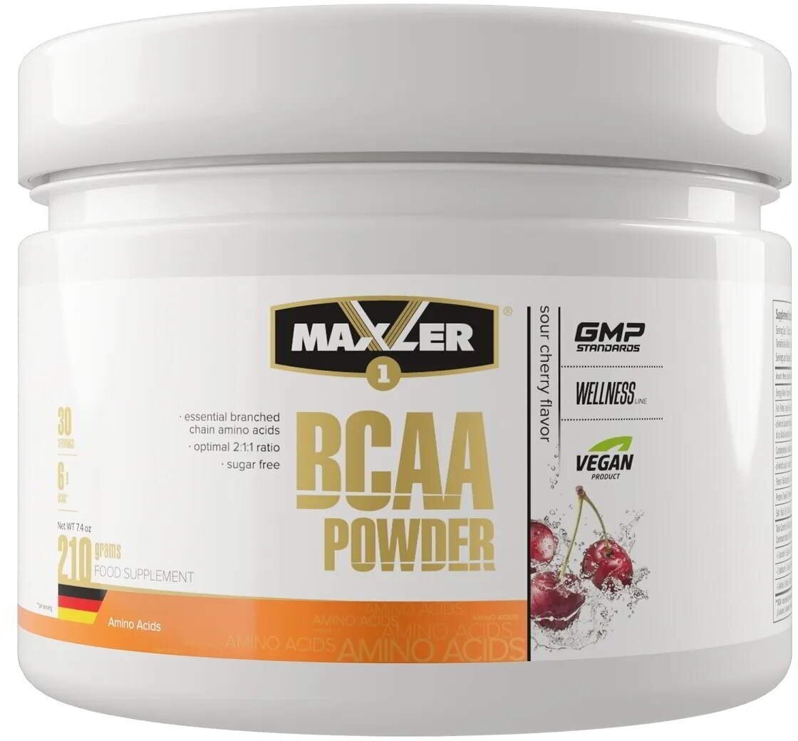 Maxler BCAA Powder EU 210 гр (Maxler) Кислая вишня