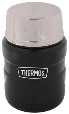 Термос для еды Thermos SK-3000 MMB (0,47 литра), серия King, чёрный - фотография № 6