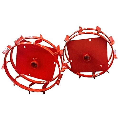 Грунтозацепы универс. метал. красные КУМ 340 С (диам.340, шир.90, на вал Ф=34)ВРМЗ 03.04.15.00.00 пара