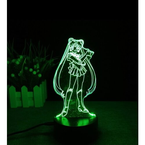 3D Светильник ночник аниме Сейлор Мун