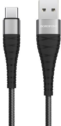 Кабель Borofone BX32 Munificent USB - Type-C черный, 0,25 м - фото №3