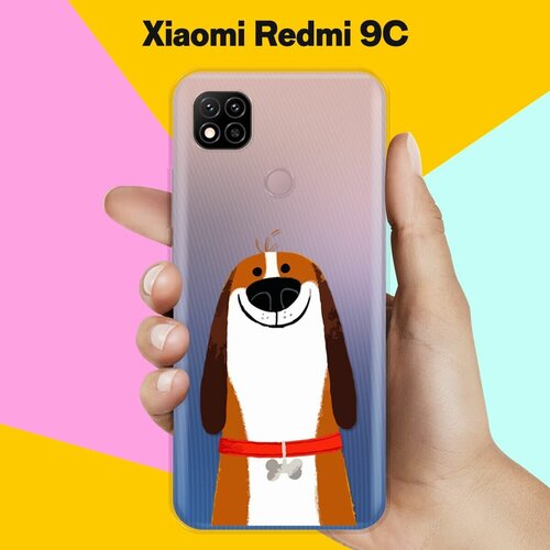 Силиконовый чехол Хороший Бигль на Xiaomi Redmi 9C силиконовый чехол бигль на honor 9c