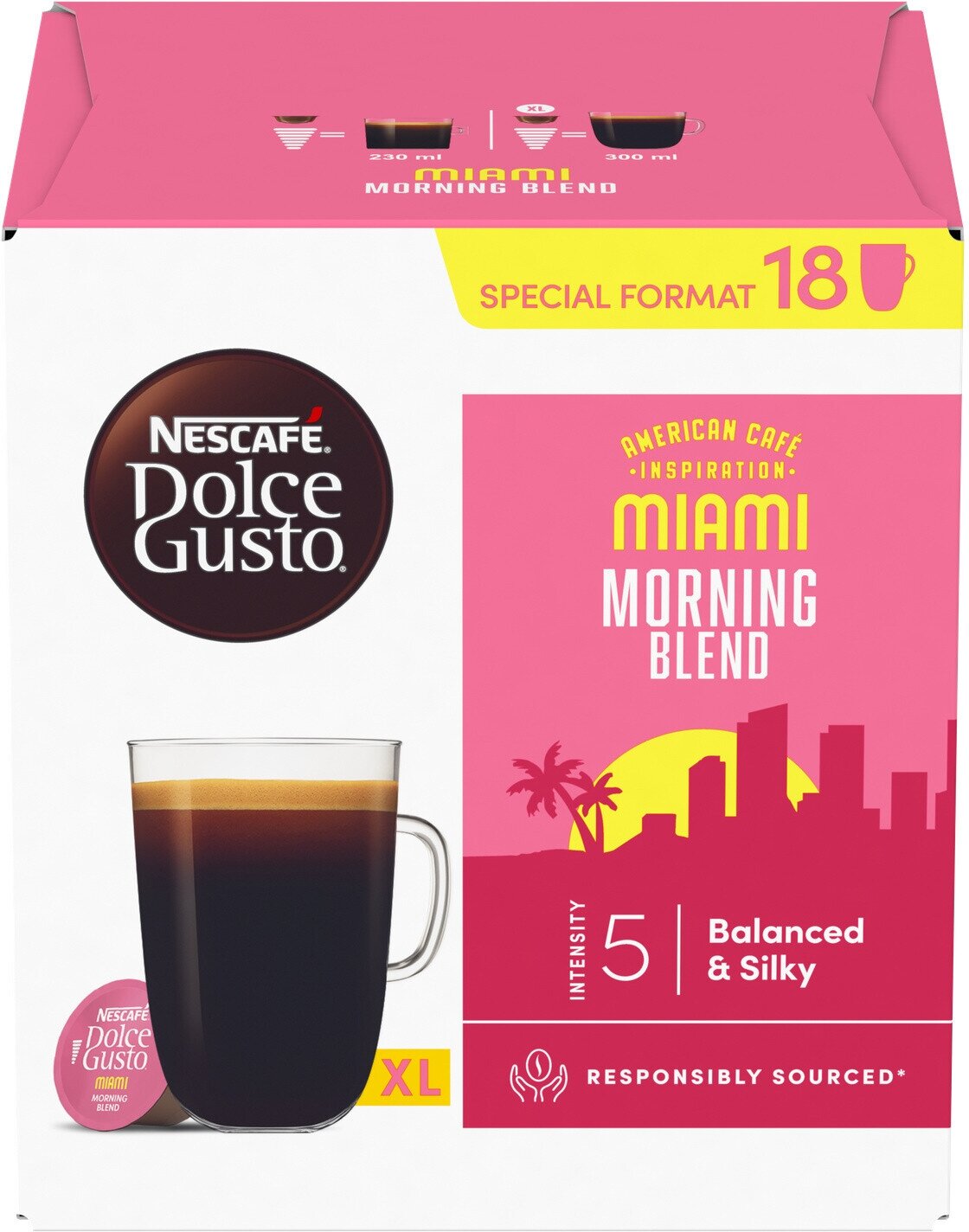 Кофе в капсулах Nescafe Dolce Gusto Grande Miami - фотография № 1