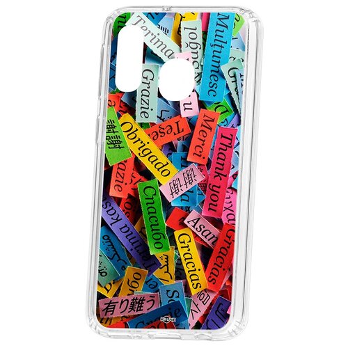 фото Чехол на самсунг а40 kruche print thank you кruче