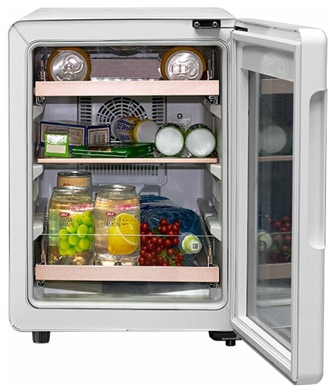 Холодильник для косметики и напитков Meyvel MD35-White (Мини-холодильник) - фотография № 4