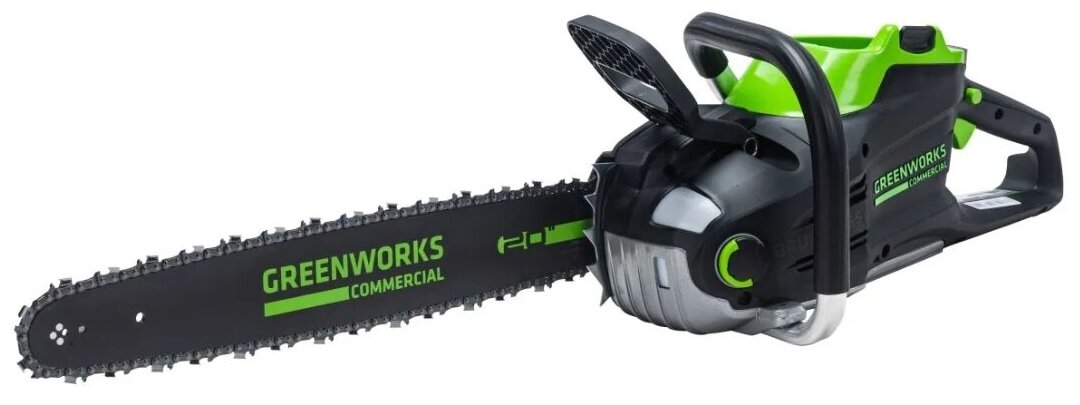 Цепная пила аккумуляторная Greenworks GD82CS51 82V 51 см бесщеточная с 1хАКБ 2.5 Ач. и ЗУ