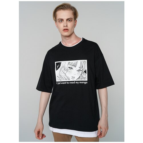 фото Футболка твое 80493 цвет: черный l