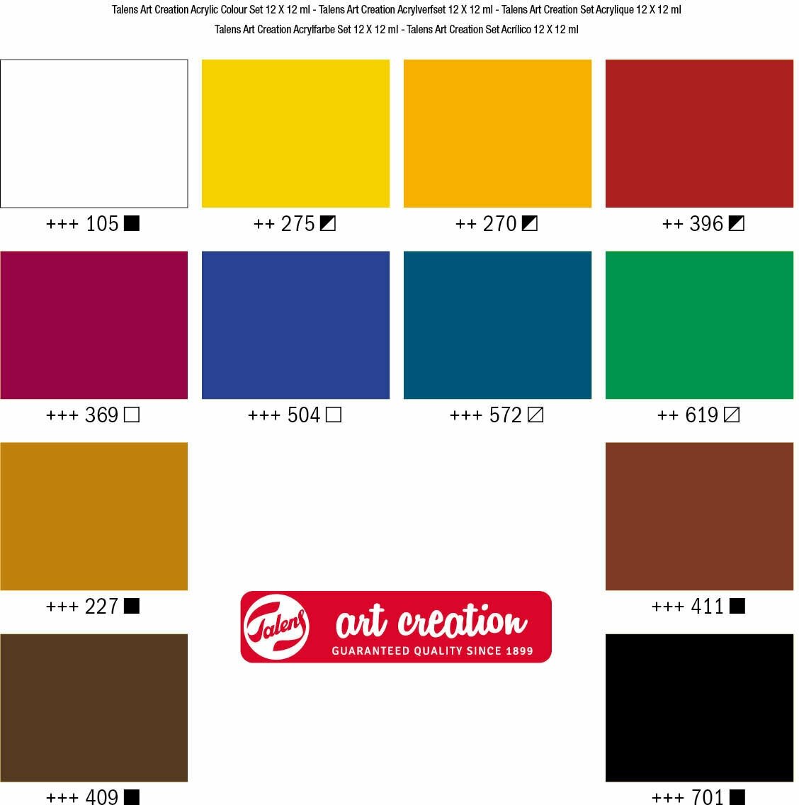 Набор акриловых красок "Art Creation", 12 цветов (9021712M) Royal Talens - фото №10