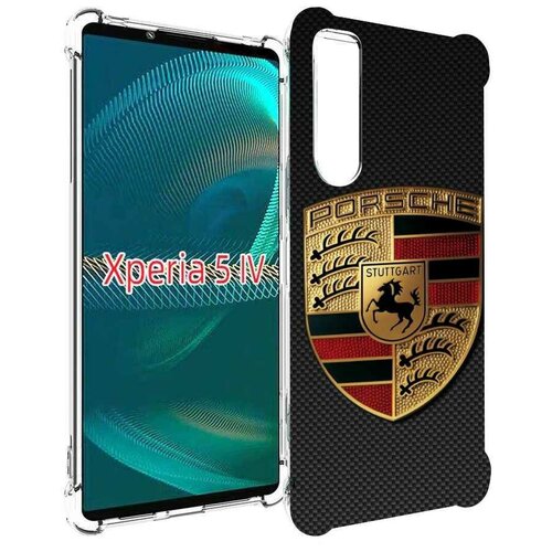 Чехол MyPads порш porsche 1 для Sony Xperia 5 IV (5-4) задняя-панель-накладка-бампер чехол mypads porsche порш 5 мужской для sony xperia 1 iv задняя панель накладка бампер