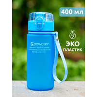 Бутылка для воды POWCAN - blue 400 мл. матовая