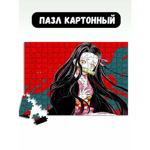 пазл картонный 29x20 см аниме demon slayer 18401 Пазл картонный 39,5х28 см аниме demon slayer - 18395