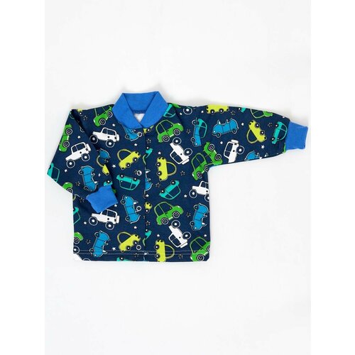 Пуловер Дети в цвете, размер 22-68, синий песочник дети в цвете размер 22 68 бежевый