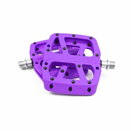 фото Педали велосипедные e thirteen base flat pedal composite eggplant (фиолетовый)