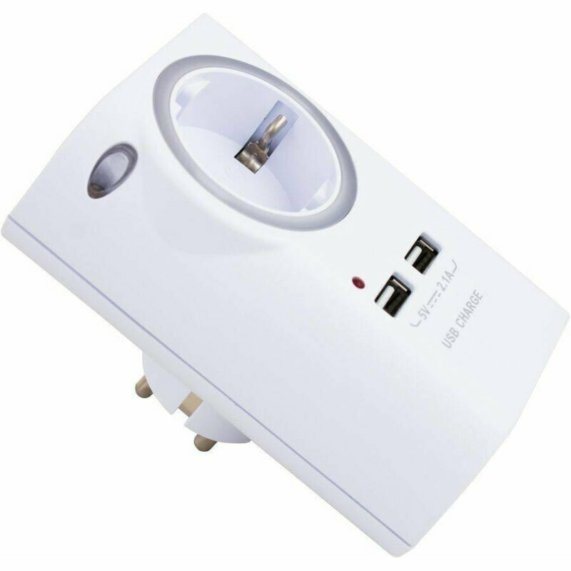 Переходник с USB портом старт С/А SA 1-ZD-2USB-L 10/60 1825495