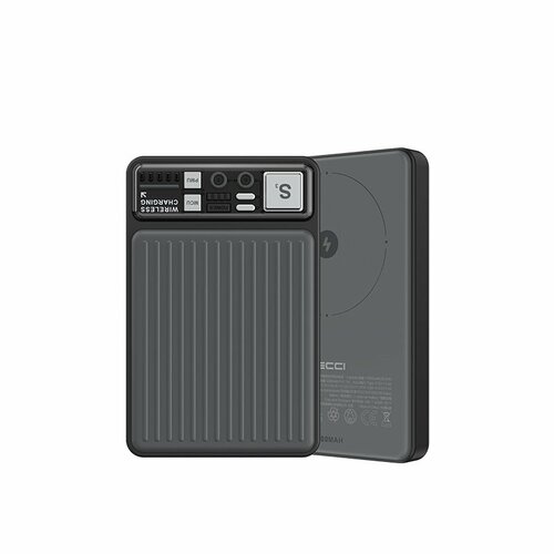 Внешний беспроводной аккумулятор RECCI Astro Boy Magnetic 15W, 10000 mAh, SCP22.5W/PD20W, Черный