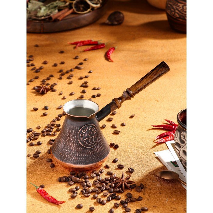 Турка для кофе «Армянская джезва», 420 мл, медь