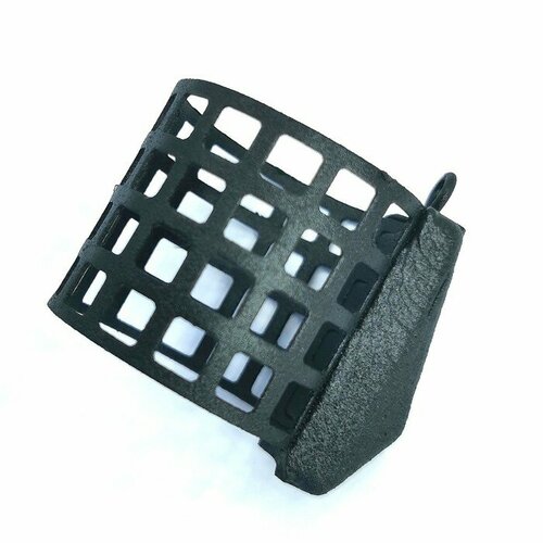 фото Груз-кормушка металлическая x-feeder me submarine m perfo, цвет matt black, 80 г, 35 мл