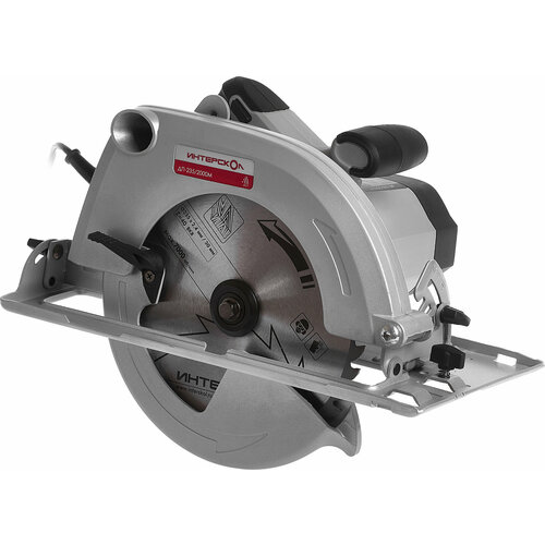 Циркулярная пила дисковая Интерскол ДП-2352000М 2000Вт ручная D диска235мм 5542070 19850₽