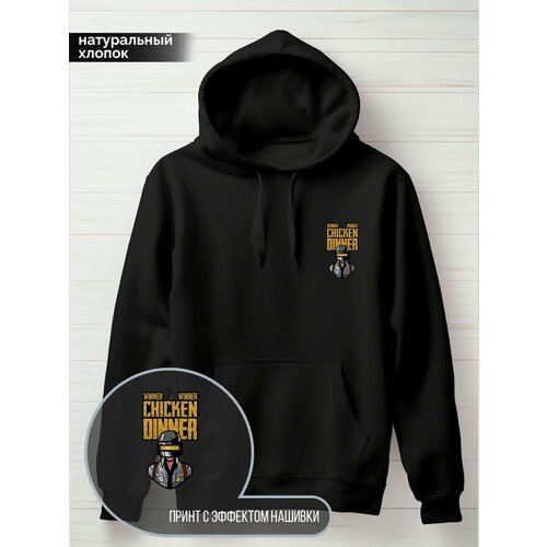 фото Худи hypnotica, размер m, черный