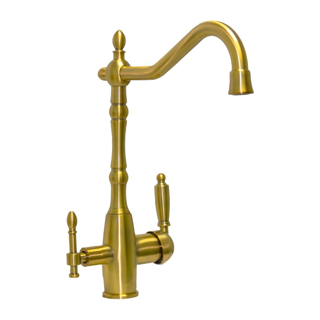 фото Смеситель Seaman Barcelone SSL-5387 Gold Satin (PVD) - Золото сатин с питьевой водой