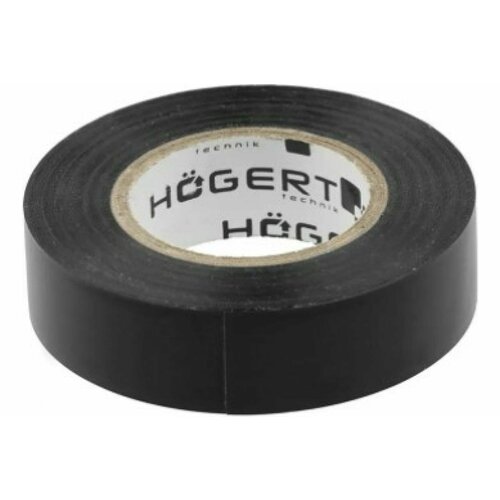 Изоляционная лента Hogert Technik 0,13x19 мм, 20 м, черная HT1P281