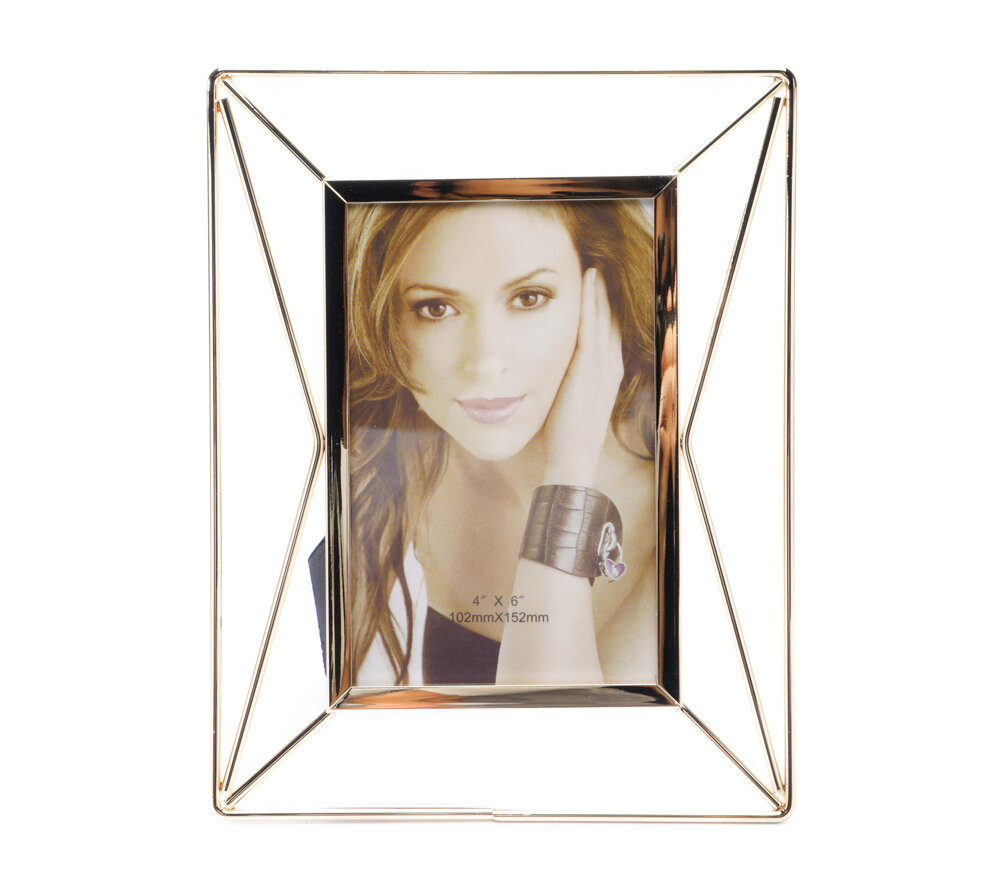 фото Фоторамка Fotografia 10x15 см, золотистая