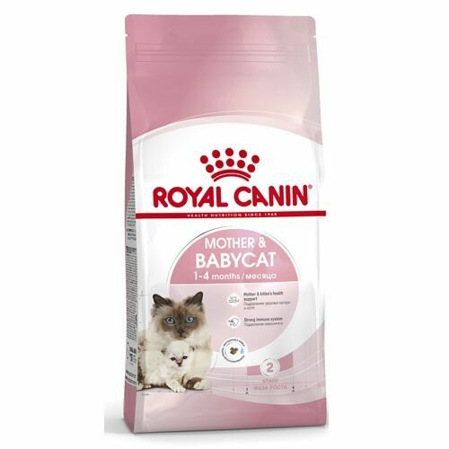 Royal Canin Mother & Babycat Корм для котят до 4 месяцев, беременных и кормящих кошек 400 гр