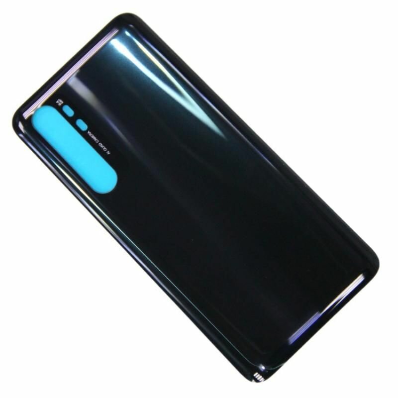 Задняя крышка для Xiaomi Mi Note 10 Lite <черный> (премиум)