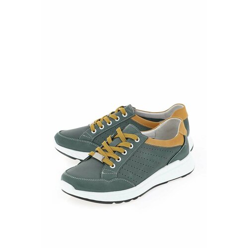 Кроссовки Evita, летние, натуральная кожа, размер 36, зеленый