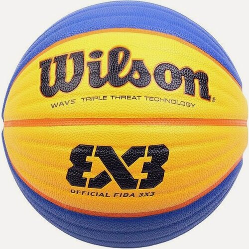 Изображение товара Мяч баскетбольный Wilson FIBA3x3 Official, р.6, сине-желтый (WTB0533XB)