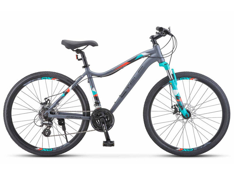 Женский велосипед Stels Miss 6100 MD 26 V030, год 2023, цвет Синий-Серебристый, ростовка 15