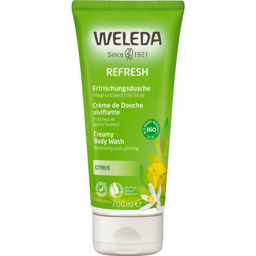 Цитрусовый освежающий гель для душа Weleda 200 мл гель для душа floristica provence освежающий бодрящий 345 мл