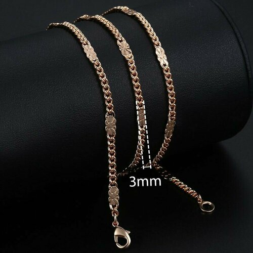 Цепь Italina Rigant, длина 60 см, золотой