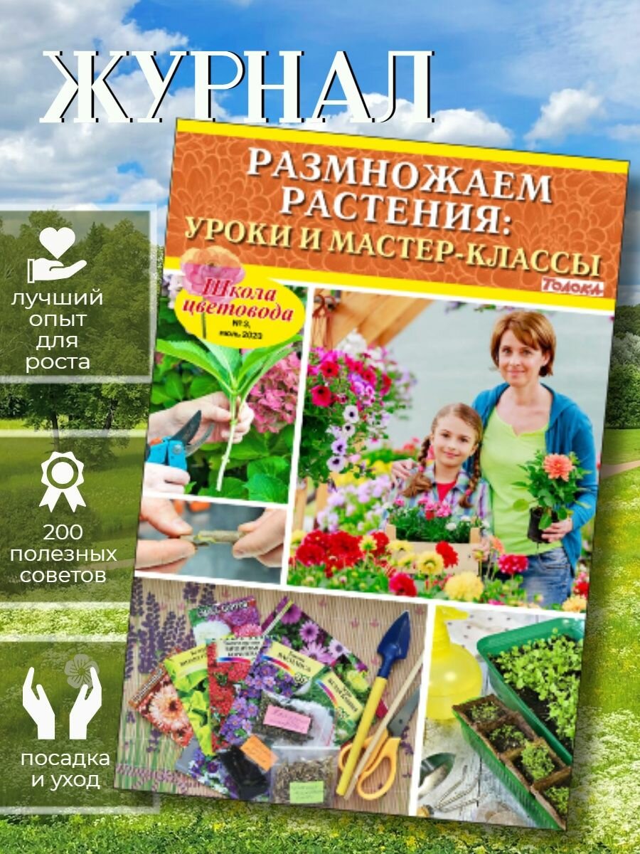 Школа Цветовода. Красивые цветы. Размножаем растения. №3/23