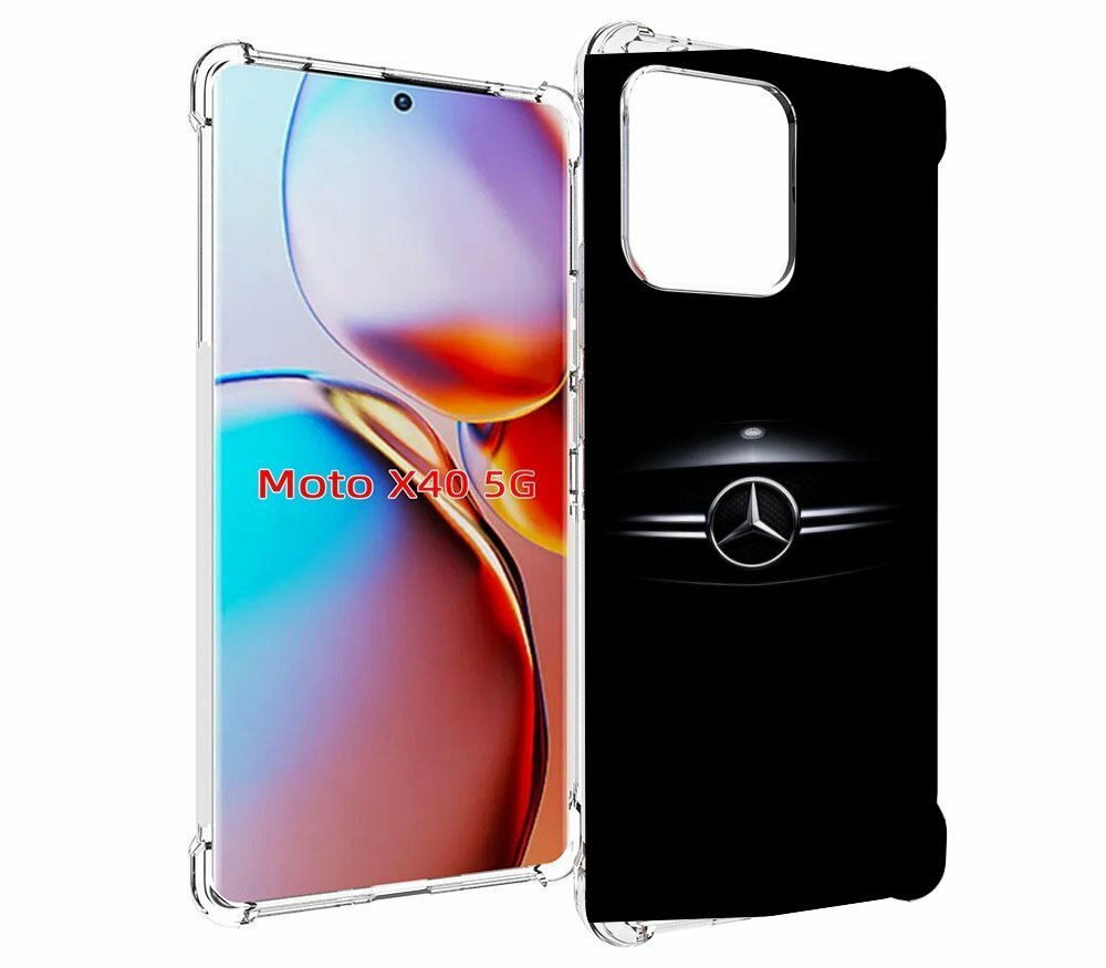 Чехол MyPads mercedes-мерседес-1 для Motorola Moto X40 задняя-панель-накладка-бампер