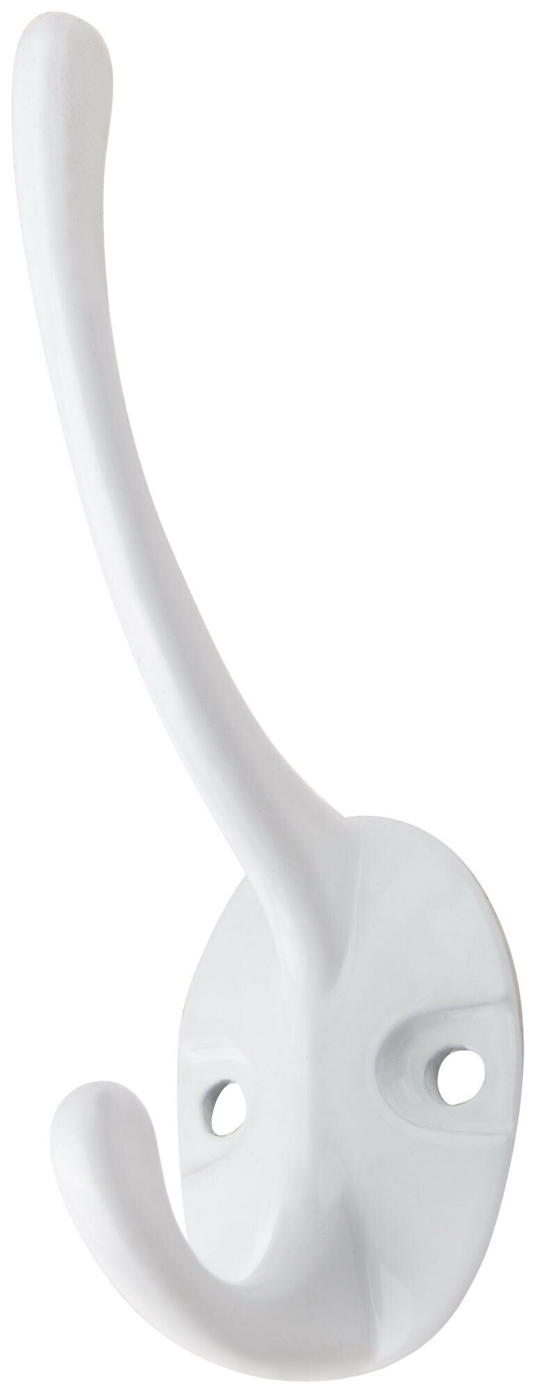 фото Крючок-вешалка двойной, белый 66873
